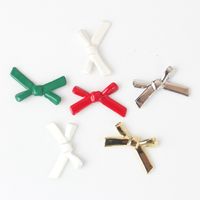 10 PCS/Package Alloy Bow Knot Beads main image 3