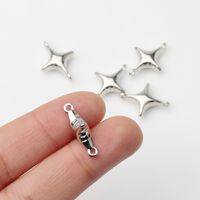 10 PCS/Package Alloy Star Pendant Simple Style main image 3