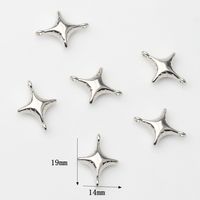 10 PCS/Package Alloy Star Pendant Simple Style main image 2