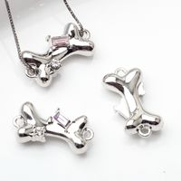 10 PCS/Package Alloy Rhinestones Unforgettable Pendant Casual main image 3