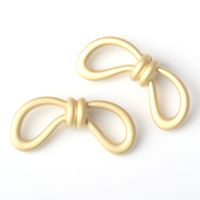 20 PCS/Package 11 * 25mm Alloy Bow Knot Spacer Bars sku image 2