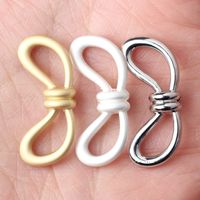 20 PCS/Package 11 * 25mm Alloy Bow Knot Spacer Bars sku image 1
