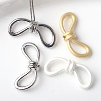 20 PCS/Package 11 * 25mm Alloy Bow Knot Spacer Bars main image 1