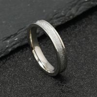 Simple Style Geometric Stainless Steel Plating Men's Rings sku image 1