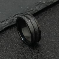 Simple Style Geometric Stainless Steel Plating Men's Rings main image 3
