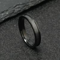 Simple Style Geometric Stainless Steel Plating Men's Rings sku image 11