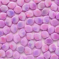 100 Pieces Arylic Shell Beads sku image 4