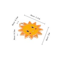 1 Piece 20 * 22mm Hole 2~2.9mm Alloy Sun Pendant main image 2