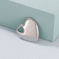 1 Piece Stainless Steel 18K Gold Plated Heart Shape Pendant main image 4