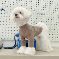 Simple Style Cotton Solid Color Pet Clothing sku image 23