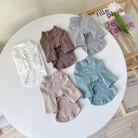 Simple Style Cotton Solid Color Pet Clothing main image 1