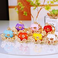 Simple Style Color Block Alloy Women's Keychain main image 1