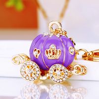 Simple Style Color Block Alloy Women's Keychain main image 3