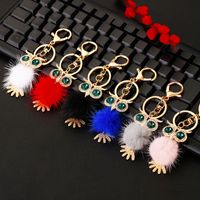 Cute Color Block Alloy Women's Keychain main image 4