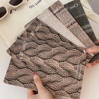 1 Piece Letter Braid Class Learning School Wood-free Paper Preppy Style Notebook main image 6