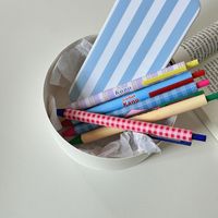1 Piece Color Block Learning School Plastic Simple Style Gel Pen main image 2