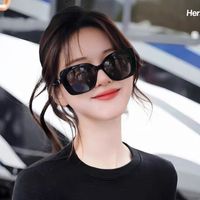 Cool Style Solid Color Ac Square Full Frame Women's Sunglasses main image 4
