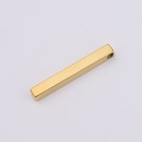 1 Piece Stainless Steel None 18K Gold Plated Rose Gold Plated Solid Color Pendant sku image 7