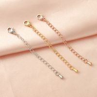 1 Piece Stainless Steel None 18K Gold Plated Solid Color Chain main image 5