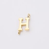 1 Piece Stainless Steel None 18K Gold Plated Rose Gold Plated Letter Pendant main image 5