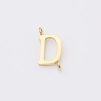 1 Piece Stainless Steel None 18K Gold Plated Rose Gold Plated Letter Pendant sku image 4