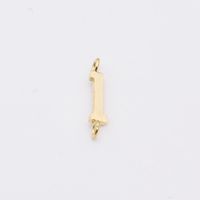 1 Piece Stainless Steel None 18K Gold Plated Rose Gold Plated Letter Pendant main image 4