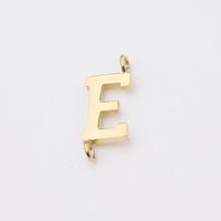 1 Piece Stainless Steel None 18K Gold Plated Rose Gold Plated Letter Pendant sku image 5