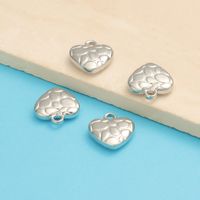1 Piece Stainless Steel None 18K Gold Plated Heart Shape Crown Polished Pendant main image 2