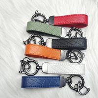 Simple Style Solid Color Pu Leather Zinc Alloy Women's Bag Pendant Keychain main image 4