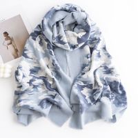 Women's Elegant Flower Polyester Scarf main image 2