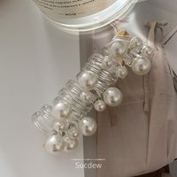 Women's Cute Pearl Plastic Hair Tie main image 4
