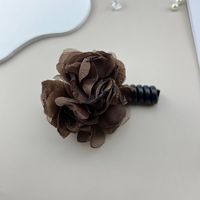 Women's Sweet Simple Style Flower Plastic Cloth Hair Tie sku image 4