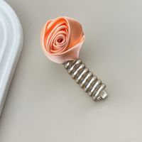 Women's Elegant Simple Style Rose Plastic Hair Tie sku image 1
