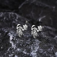 1 Piece Casual Simple Style Scorpion Copper Alloy Ear Studs main image 8