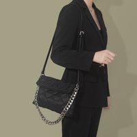 Women's Large Oxford Cloth Solid Color Elegant Square Open Shoulder Bag main image 1