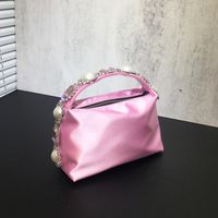 Women's Small Polyester Solid Color Classic Style Square Zipper Handbag sku image 10