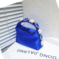 Women's Small Polyester Solid Color Classic Style Square Zipper Handbag sku image 5