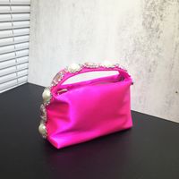 Women's Small Polyester Solid Color Classic Style Square Zipper Handbag main image 4
