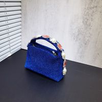 Frau Klein Polyester Einfarbig Klassischer Stil Quadrat Reißverschluss Handtasche sku image 7