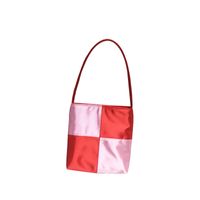 Women's Mini Canvas Color Block Vintage Style Classic Style Square Magnetic Buckle Shoulder Bag main image 5