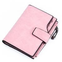 Women's Solid Color Pu Leather Side Zipper Card Holders main image 1