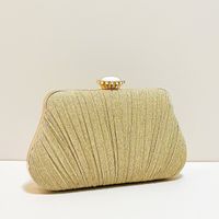 Polyester Solid Color Shell Evening Bags main image 5
