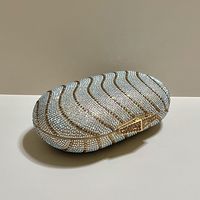 Polyester Waves Oval Evening Bags main image 5