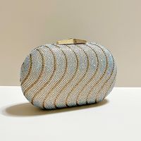 Polyester Waves Oval Evening Bags main image 4