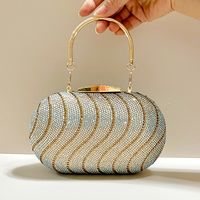 Polyester Waves Oval Evening Bags main image 2
