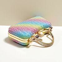 Polyester Rainbow Square Evening Bags main image 4