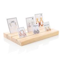 Simple Style Solid Color Solid Wood Jewelry Rack sku image 1