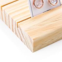 Simple Style Solid Color Solid Wood Jewelry Rack main image 3