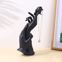 Simple Style Hand Resin Carving Jewelry Rack sku image 1