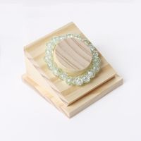 Simple Style Geometric Solid Wood Jewelry Rack sku image 2